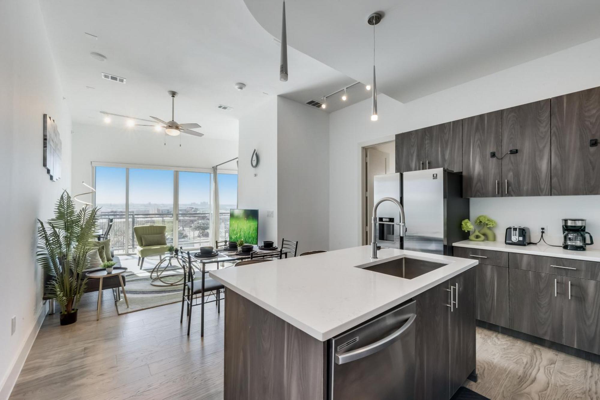 Snazzy Loft Style 2Br I Gym I Parking I Workspace Dallas Exteriör bild